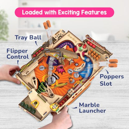 Smartivity DIY Pinball Machine I Global Award Winning Game Ages 8-99 Years