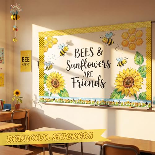 Containlol 118ft Bulletin Board Border Classroom Border, Bee Style - style: Bee Style