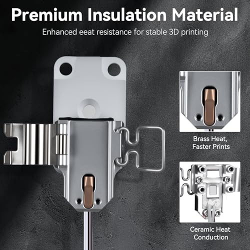Ceramic Zirconia Hotend Heating Assembly Kit for Bambu Lab A1/A1 Mini