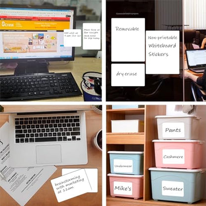 SVNOOC Multi-Use Dry Erase Board Dry Erase Small White Board for Classroom Office Home, 5.5x8.5 inches Lapboards for Students School Meeting Message (6 Pack) - size: 5.5x8.5 inches