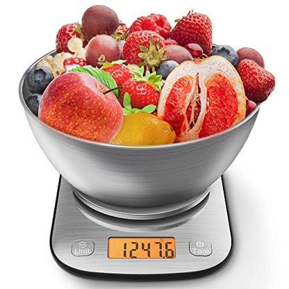 GRAM PRES Food Kitchen Scale Digital Weight Grams and Oz 11lb/0.01oz