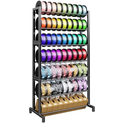 POKIPO 3D Printer Filament Storage Rack 7-Tier, Multi-Layer Filament Rack