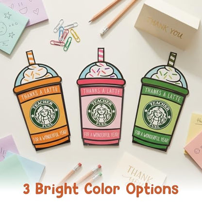 KATINAT 6 Pcs Teacher Appreciation Gift Card Holder, Teacher Fuel Teacher Gifts,Teacher Survival Kit Thank You Gifts for Women Men, End of Year Gifts Graduation First Day Back to School - color: Teacher Fuel