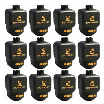12-Pack 3D Printer Hotend Silicone Sock for Bambu Lab X2D/P2S
