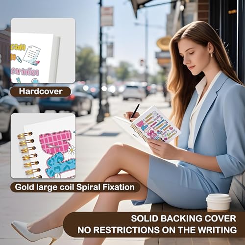 VIIJJUE Spanish Teacher Maestra Appreciation Gifts Notebook, Regalos Para Maestras Mujeres, Back to School Gifts for Teachers, Spanish Educator Hardcover Spiral Notebooks, 5.5x8.3 Inch-02 - color: Spanish Teacher-02