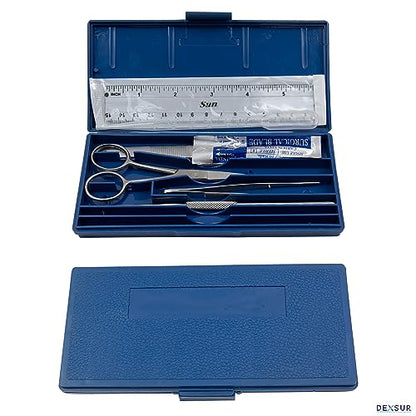 Dissection Kit for Biology Lab & Anatomy - Stainless Steel Scalpel Knife Set for Medical & Veterinary Students, KIT1019-7 Pcs - style: KIT1019 - 7 Pcs