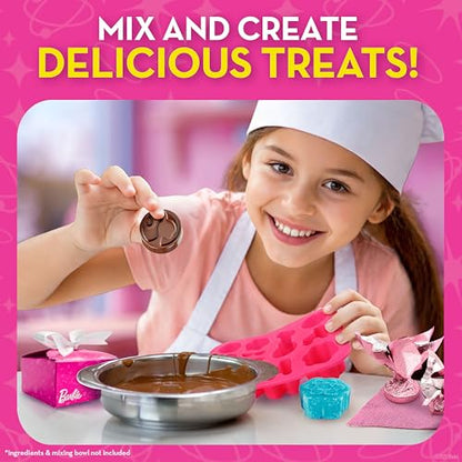 Barbie Candy Making Food Science Kit with 5 Recipes for Kids Ages 8-12