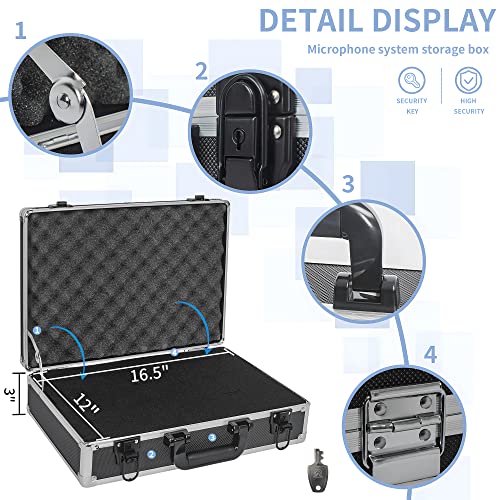 17 Inch Hard Shell Carrying Case - size: Inner：16.5''X 12''X 4.6''
