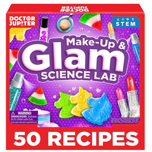Doctor Jupiter Glam Science, DIY Makeup Craft Kit for Kids Ages 6,7,8+ - style: Glam Science Kit: 6+