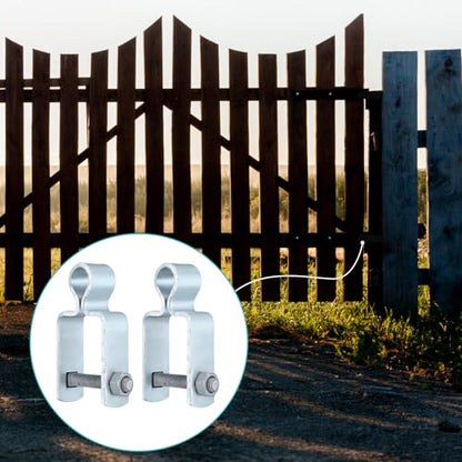 Dansydaisy 4 Pcs Gate Hinge Female 1-1/2" X 1-1/2", 5/8" Pintle Square - size: 1-1/2" X 1-1/2"