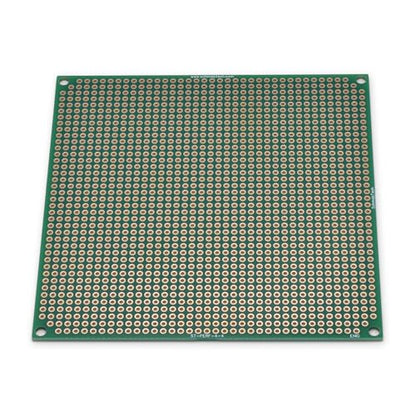 Double Sided ENIG Perf Board, PCB Board, Electronic Circuit Board for DIY Prototype Circuit, FR4, Plated Through Hole Solder Prototype Board, ST-PERF (4" x 4") - style: 4" x 4"