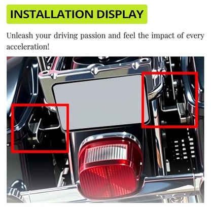 Motorcycle Saddlebag Lock Security Hardware Mounting Bracket Kit for Harley Touring Road King Street Glide Electra Glide Road Glide 1999-2007