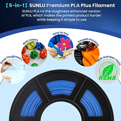 SUNLU PLA Plus Filament 1.75mm Transparent 1KG - color: 1000g-pla Plus Transparent, size: 1 kg