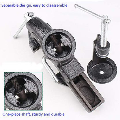 Table Vise Home Vise Clamp-On Vise, 3.0" black - size: 3.0" black