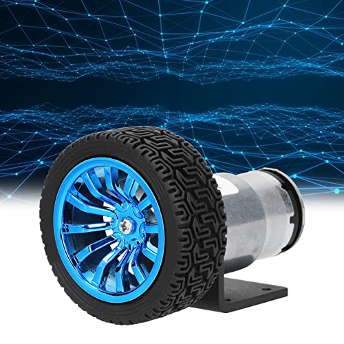 Encoder Motor Kit, DC 12V 110RPM Speed Control with Magnetic Encoder for Balance Car DIY Smart Car Brass Copper D Shaft 6mm 1 Set