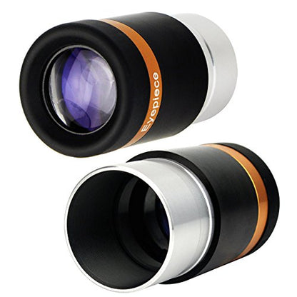 SVBONY Telescope Lens 23mm Telescopes Eyepieces Wide Angle 62 Degree Aspheric Eyepiece Fully Coated lens for 1.25" 31.7mm Astronomic Telescopes - size: 23mm