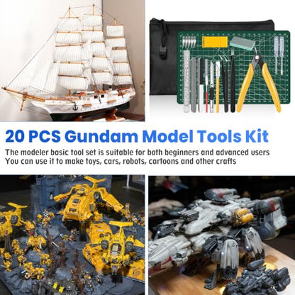 20pcs Model Kit Tools, Gundam Tool Kit
