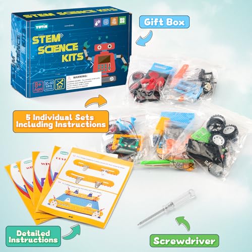 Robot STEM Kits for Kids Age 6-8 8-10, STEM Toys for Boys Crafts Ages 8-13