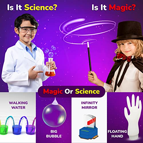 Smartivity Magic Science Kit for Kids Ages 4, 5, 6, 7, 8 Years | 50+ Amazing Science Experiments I Birthday Gifts for Boys & Girls | I Educational Toy for Kids Age 4-8 Years Old - style: Magic of Science