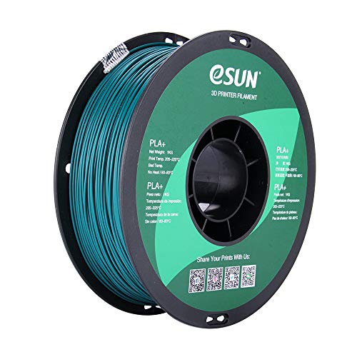 eSUN PLA PRO (PLA+) 3D Printer Filament, Dimensional Accuracy +/- 0.03mm, 1kg Spool, 1.75mm, Green, (Pantone 323C) - color: Green