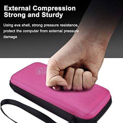 Hard EVA Shockproof Carry Case Bag Pouch for Texas Instruments TI-84 Plus CE/Color TI-83 Plus,TI-89 Titanium, HP 50G Graphing, Scientific Financial Calculators (Pink) - color: Pink