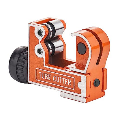 VEVOR Mini Copper Tubing Cutter, Mini Tubing Cutter for 1/8 to 1-1/8 Inch Copper Tubing, Heavy Duty Portable Tube Cutter with High-Speed SKD Blade for Aluminum, Plastic, Galvanized Pipes - size: 1/8"-1-1/8" O.D.