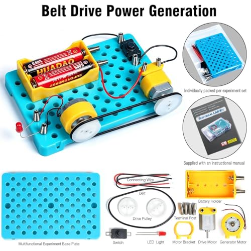 STEM Electric Circuit Kit for Kids Ages 8-15, Physics Electric Science Kit