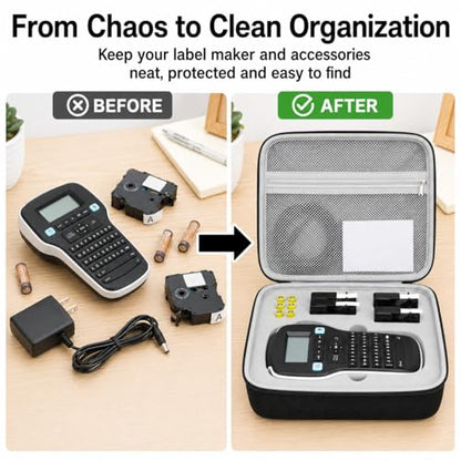 PAIYULE Label Maker Case for DYMO LabelManager 160/280, Gray - color: gray