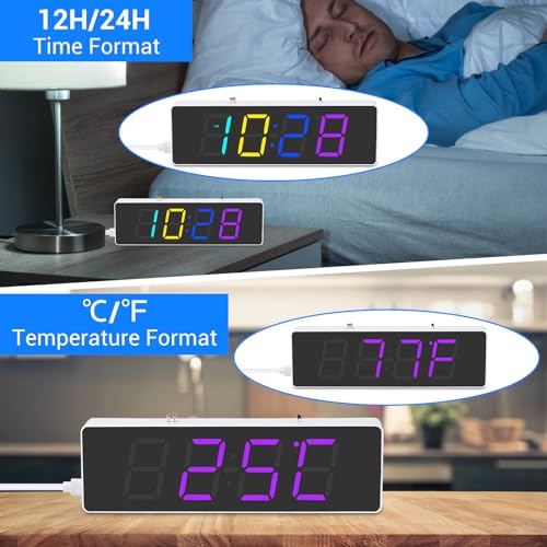 MiOYOOW RGB Digital Clock Soldering Kit, STEM Electronics Project for Teens - color: Colorful 4 Digit Clock Kit