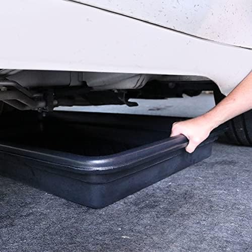 PIG Utility Containment Tray | Rim to Rim Dimensions 40" W x 40" L x 5" H | Interior Bottom Dimensions 36" L x 36" W | 26.92 Gallon Sump Capacity | PMB30614