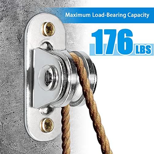 Small Pulley Block Silent Wall Mount Pulley Wheel