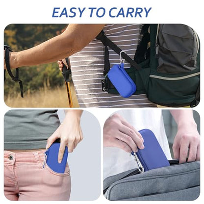 Heart Rate Monitor Case Compatible with KardiaMobile 6L &1L,Dark Blue - color: Dark blue