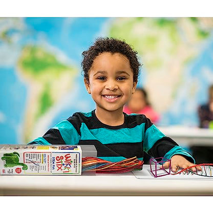 Wikk Stix STEM Pak, 108 feet of Wikki Stix in bright colors to take the challenge out of STEM activities, Made in the USA