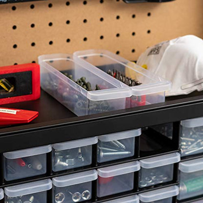 IRIS USA 26-Drawer Teacher Toolbox, 2 Pack, Craft Storage Drawers, Black - color: Black, size: 26 Drawer - 2 Pack