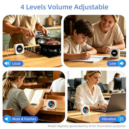 Visual Timer for Kids, 99 Min Countdown Timer for ADHD, Classroom, Focus
