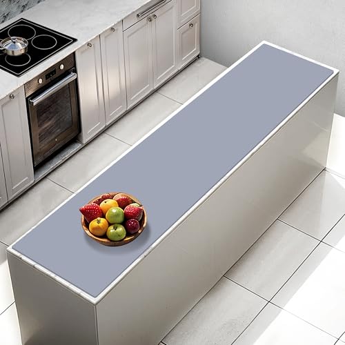 AECHY Extra Large Silicone Mat 78.74”x19.69”x0.08”, Multipurpose Silicone Mat Thick Heat Resistant Mat Shipped Rolled Up Kitchen Counter Mat Waterproof Silicone Mats for Kitchen Counter Dark Gray - color: Dark Gray, size: 78.7"L x 19.7"W