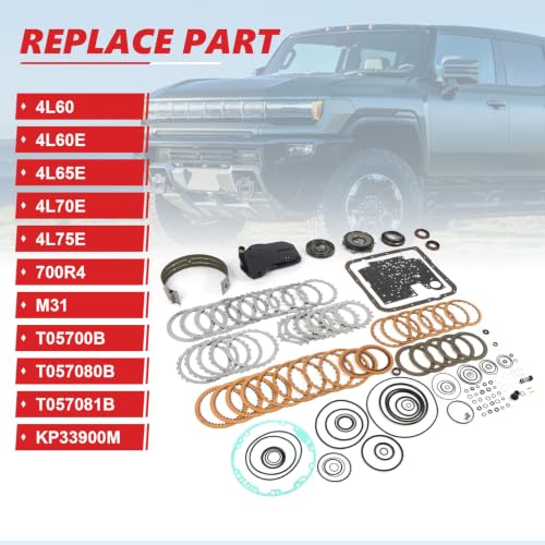 1Set 4L60 Master Rebuild Kit Transmission Overhaul For Silverado/Tahoe