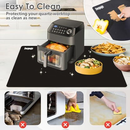 Extra Large Silicone Mat for Resin 36.2" x 24" 2MM Thick Silicone Craft Mat - color: Black, size: 36.2" x 24"