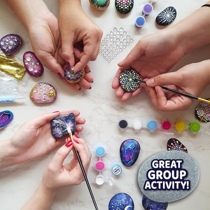 ArtSkills Rock Painting Kit 18 Rocks - Rock Art for Kids