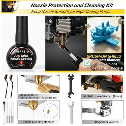 113Pcs 3D Printer Tool Kit and Accessories with Case incl. Scrapers, Pliers, Files, Deburring, Nozzle Anti-Stick Coating, Lubricant Oil/Grease, Screwdriver Set, for Bambu Lab & all FDM/SLA 3D Printers - style: Flagship Maker Kit