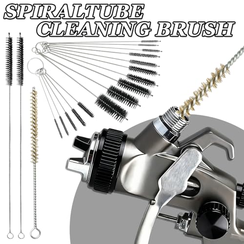Spray Gun Cleaning Kit, Universal Paint Gun Cleaner Brushes Set, Paint Sprayer Cleaning Kit