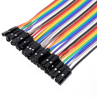 Antrader Breadboard Jumper Wires,40P 10CM/3.9" Male/Female for Raspberry Pi - size: 3.9 Inch (10cm), style: 40 Pin (M/M, M/F, F/F)