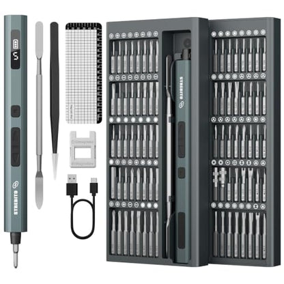 STREBITO Mini Electric Screwdriver, 86 in 1 Electronic Screwdriver Set
