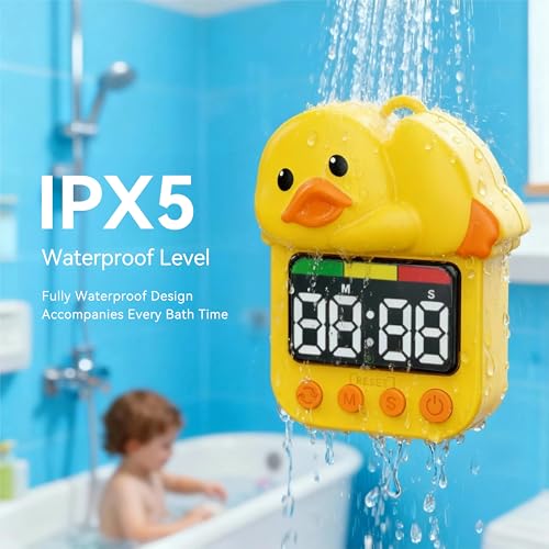 Doli Yearning Kids Shower Timer Waterproof for Bathroom Duck Timer