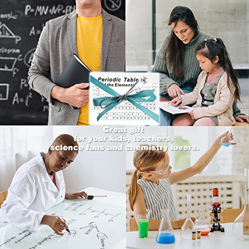Periodic Table with Real Elements Inside, Acrylic 3D Periodic Table of Elements with Flannel Bag, Chemistry Gifts for Kids Adults Teacher - size: 6" x 4.5"