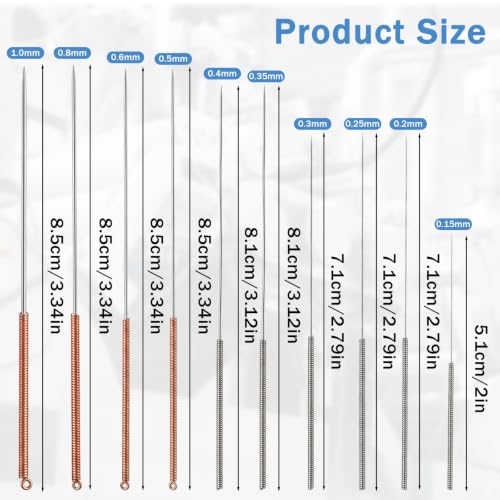JJUNW 40 Pcs 3D Printer Nozzle Cleaning Kit, No Clogger 3D Printers Tool
