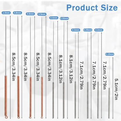 JJUNW 40 Pcs 3D Printer Nozzle Cleaning Kit, No Clogger 3D Printers Tool