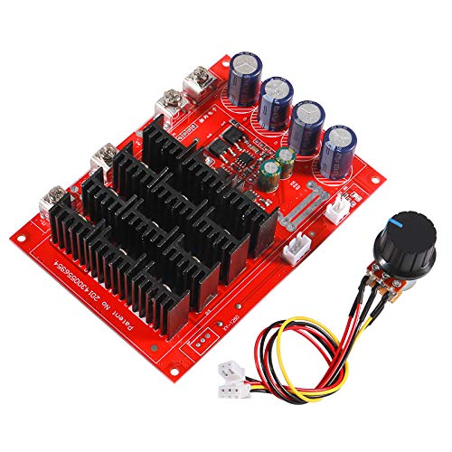 PWM DC Motor Speed Controller 10-50V 60A High Power HHO RC Driver Motor Controller PWM Controller Module 12V 24V 48V 3000W Extension Cord with Switch