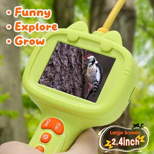 Borescope Camera with Light for Kids Outdoor/Indoor Nature Exploration