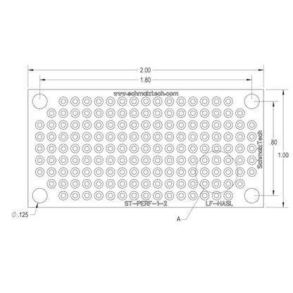 Double Sided LF HASL Perf Board, PCB Board, Electronic Circuit Board for DIY Prototype Circuit, FR4, Plated Through Hole Solder Prototype Board, ST-PERF-1-2 (1" x 2" - 2 Pack) - style: 1" x 2" - 2 Pack